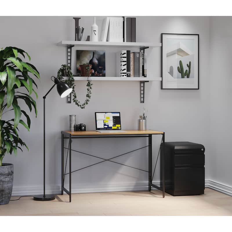 Hirsh 20" D Mobile Pedestal Box File Cabinet with Seat Cushion,White