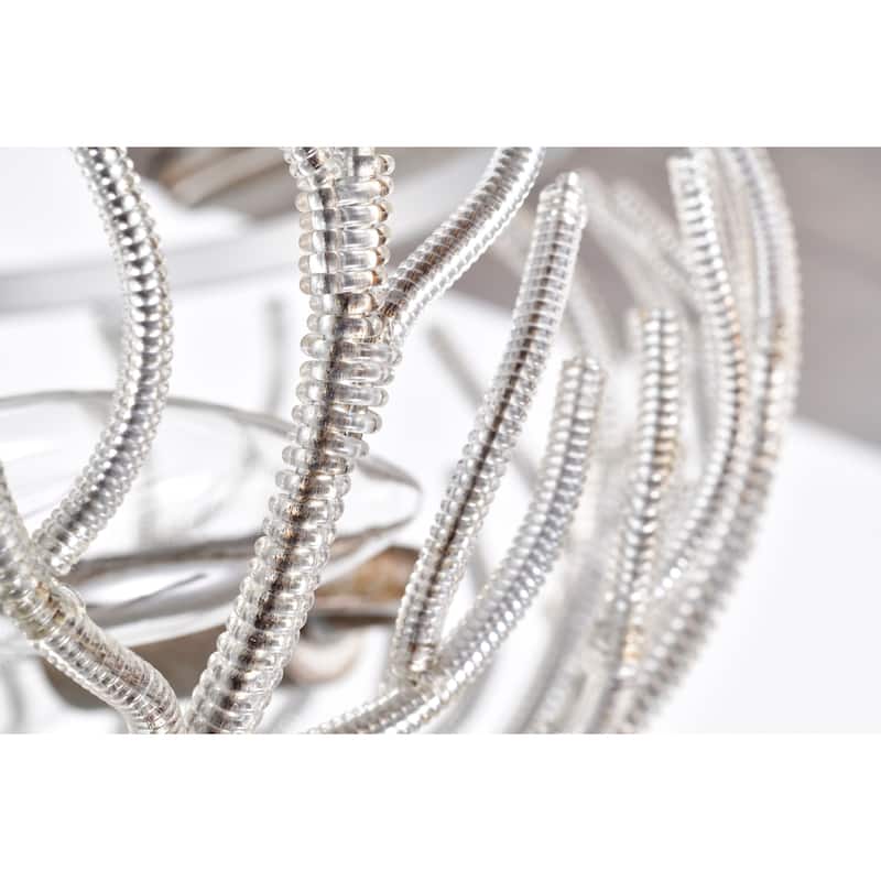 Kannon 52 Inch Ceiling Fan Antique Silver Finish Shabby Chic Style with Remote