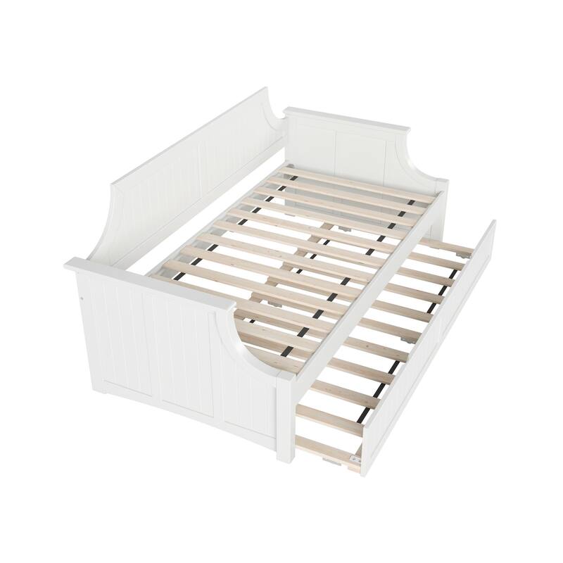 Cambridge Twin Wood Daybed with Twin Size Trundle