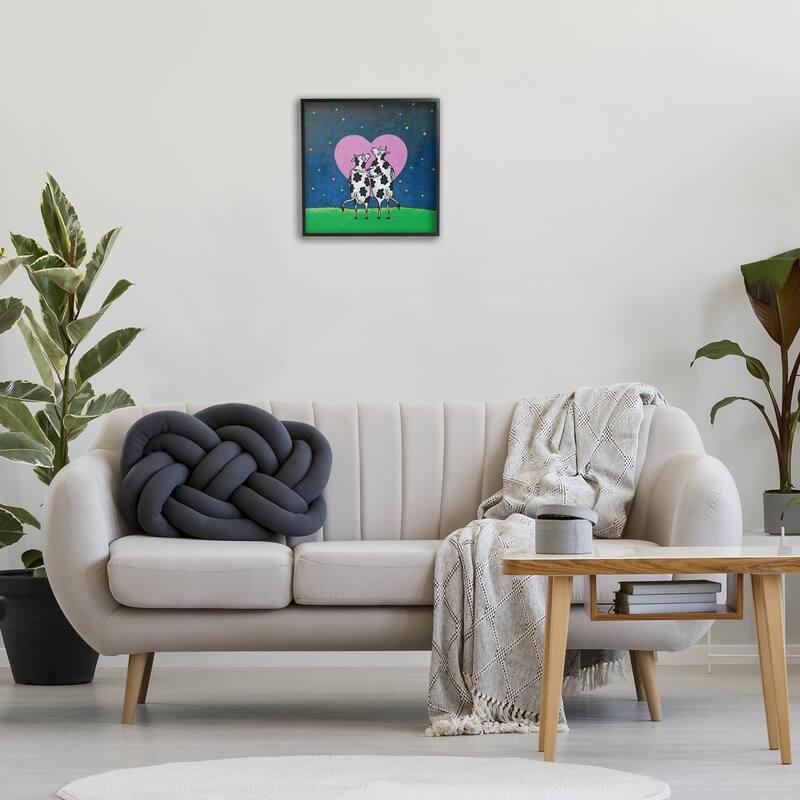 Stupell Loving Significant Udder Framed Giclee Art Design By Roger Straub