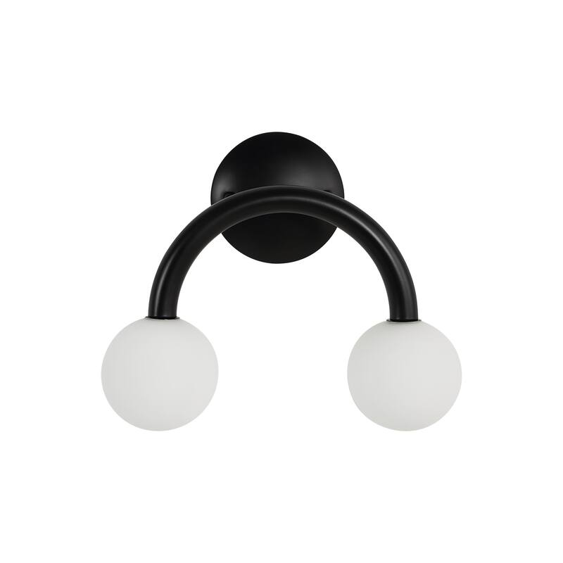 Renwil Santo 10.5" Height Wall Sconces, Matte Black