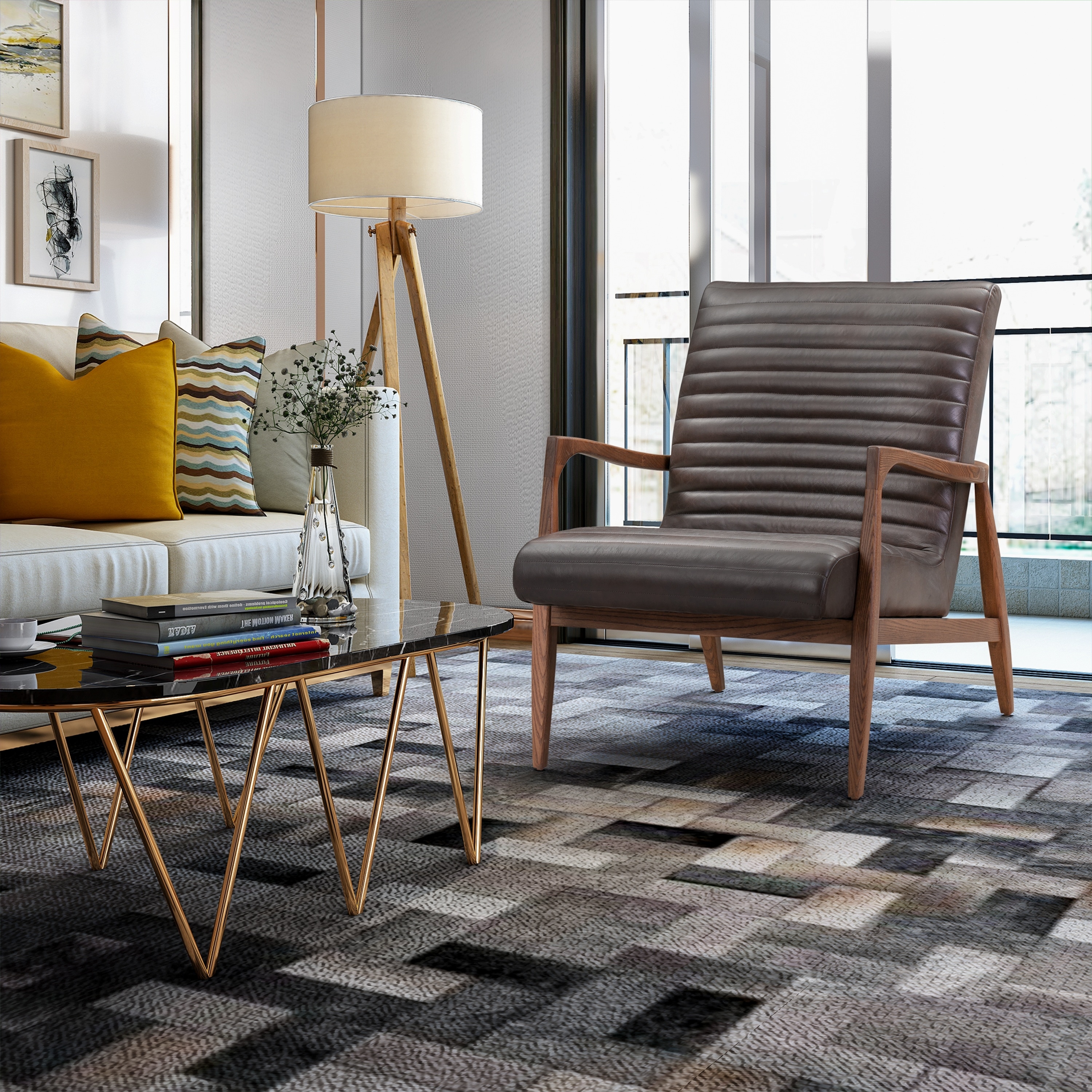 Callan chair and best sale ottoman