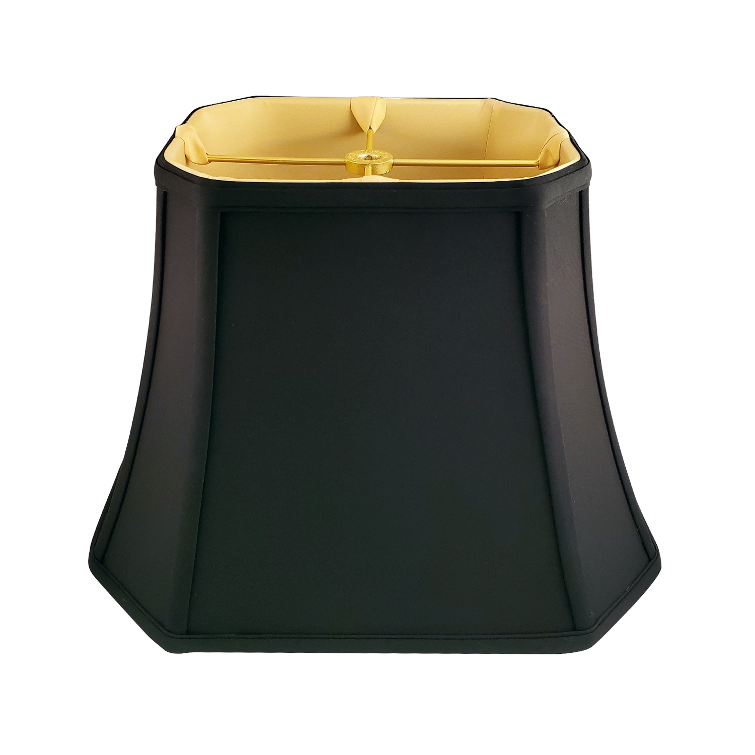 Black rectangle outlet lamp shade