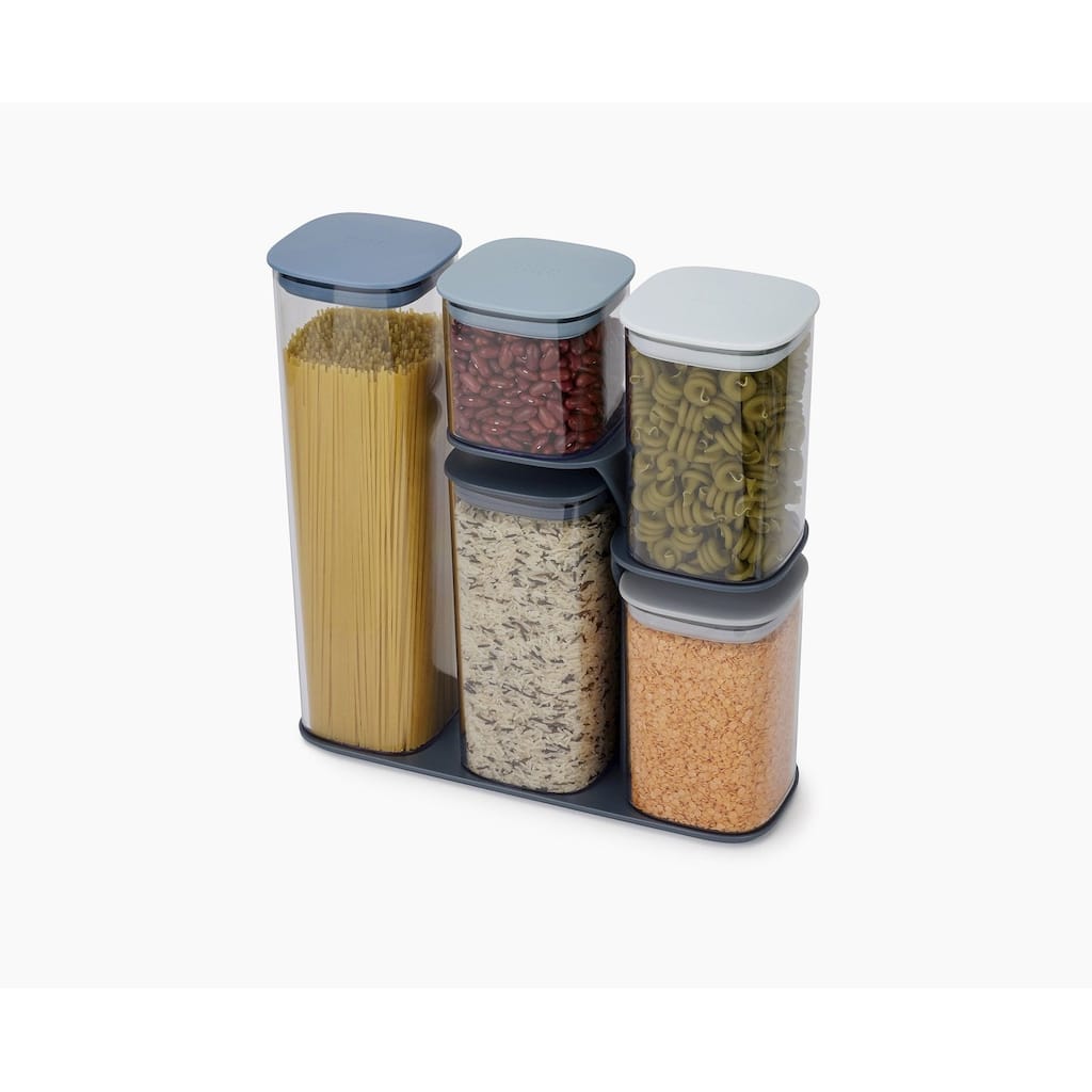 Joseph Joseph Podium 5-piece Storage Jar Set with Stand