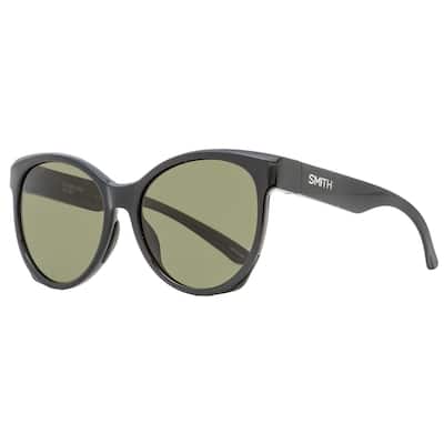 Smith Fairground 807L7 Womens Shiny Black 55 mm Sunglasses - Shiny Black