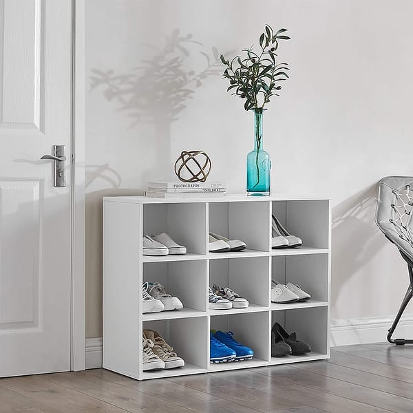 slide 2 of 3, Yak About It My Shoes Need a Home Cubby - White