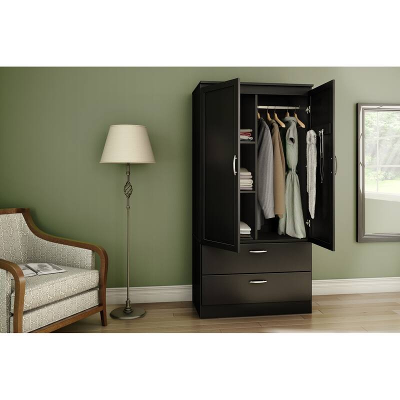 South Shore Acapella 2-door Wardrobe Armoire