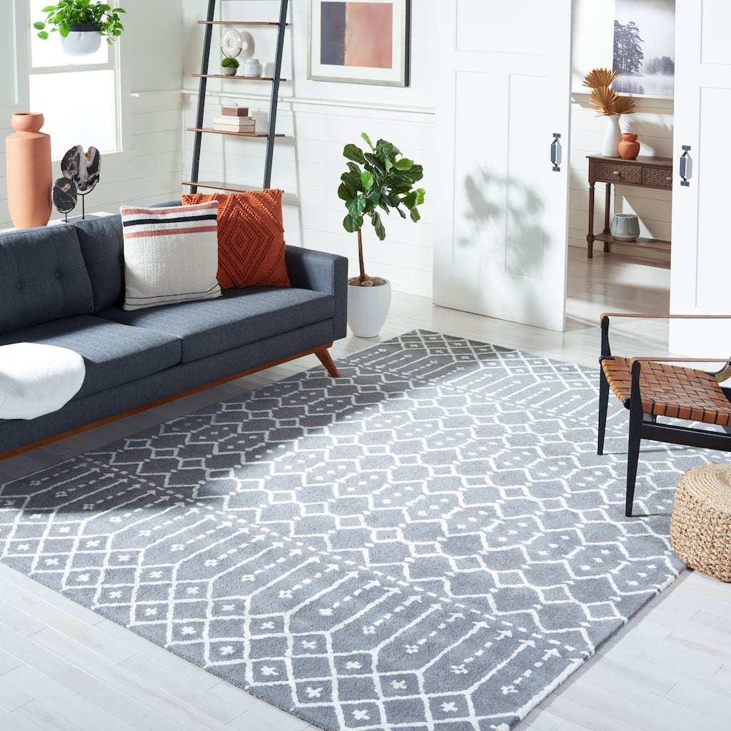 SAFAVIEH Handmade Himalaya Parasols Modern Wool Rug