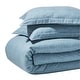 preview thumbnail 32 of 34, Superior Melange Flannel Cotton Two-Toned Brushed Duvet Cover Set