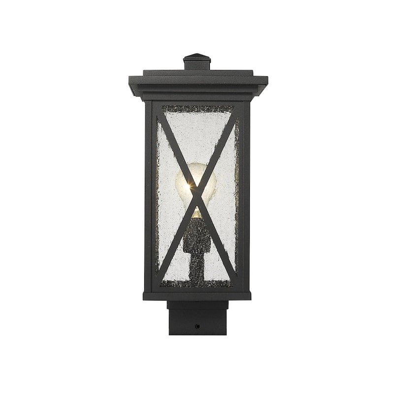 Z-Lite Brookside 16" Tall Outdoor Single Head Post Light