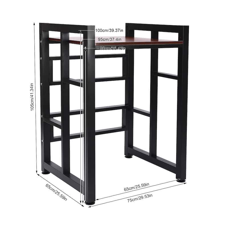 Rectangular Dryer Storage Shelf Organizer Bathroom Rack