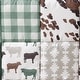 preview thumbnail 3 of 3, The Peanutshell Nursery Crib Bedding Set for Baby Boys, Boho Farm, 3 Pieces