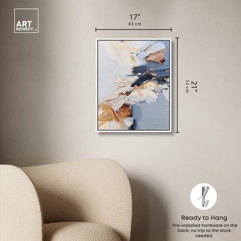 A Symphony in White II Canvas by Art Remedy