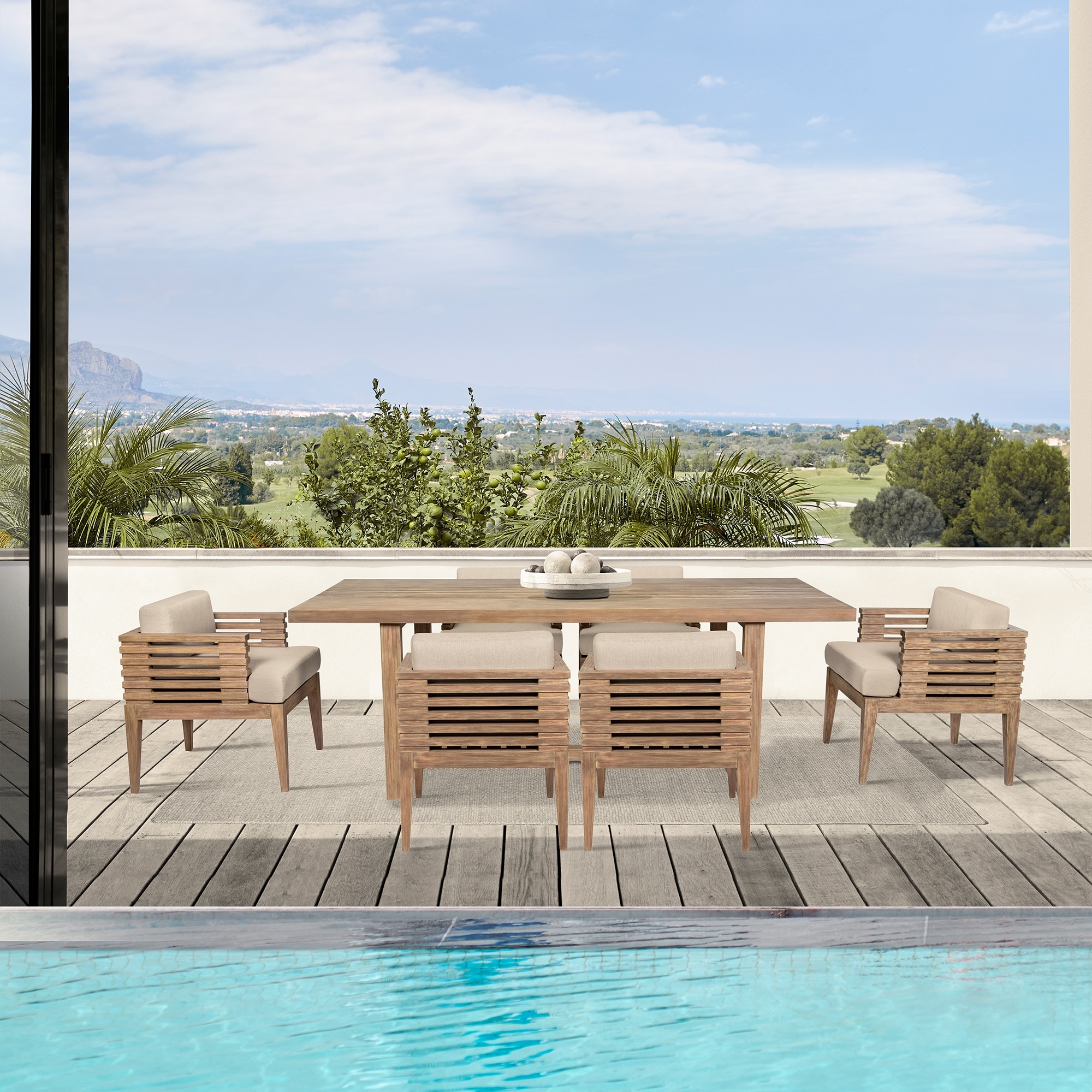 Armen living polo sales outdoor set