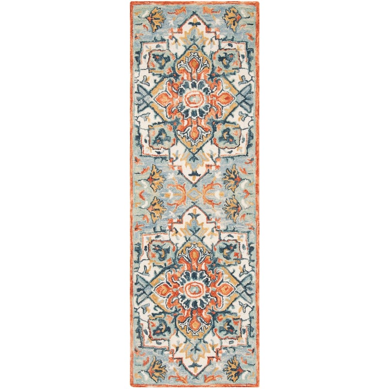 SAFAVIEH Handmade Aspen Hagar Boho Medallion Wool Rug