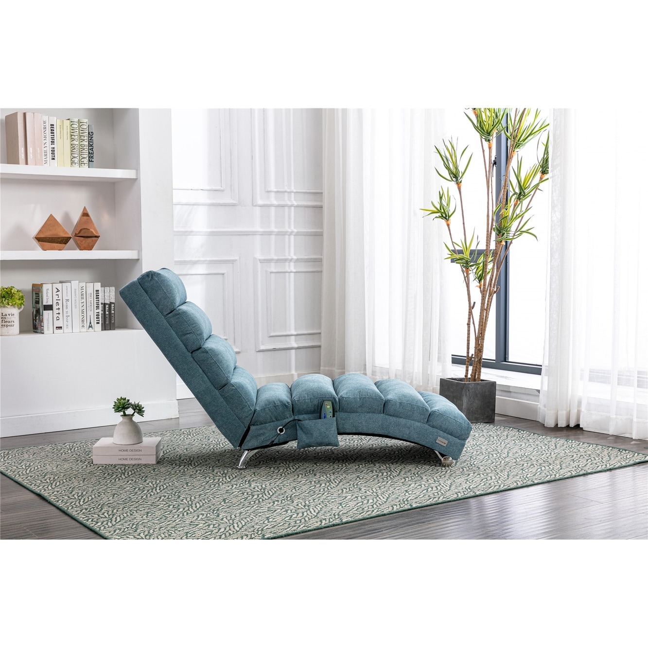 Contemporary chaise shop lounge indoor