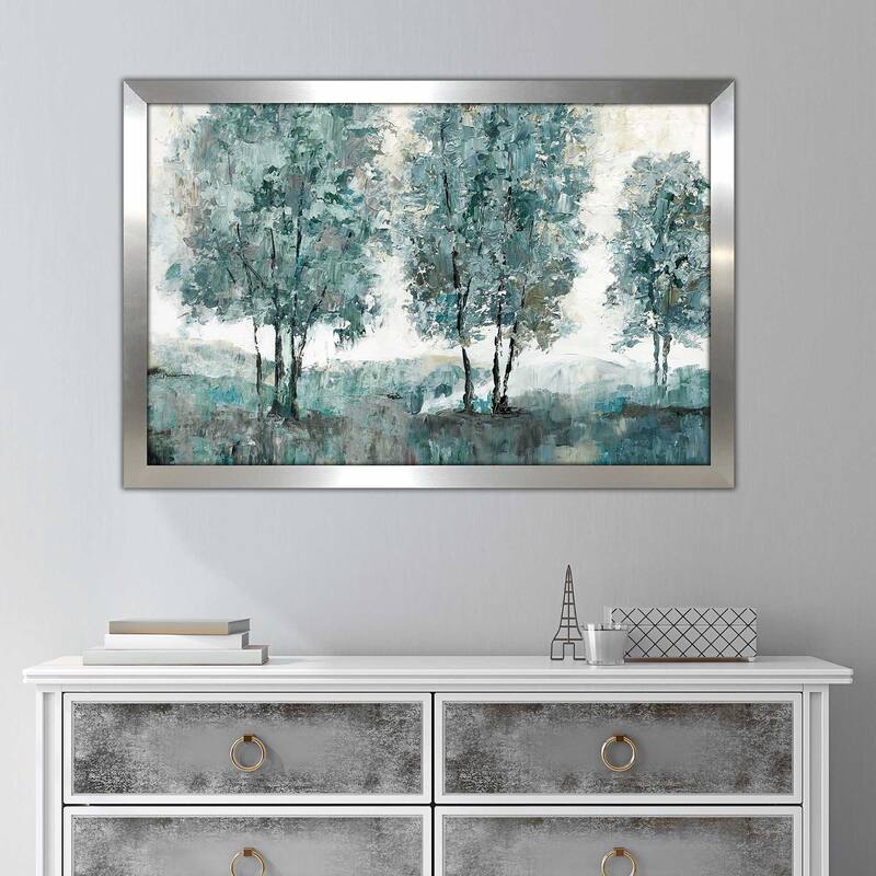 "Teal Sentinel" by Nan Print on Acrylic