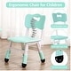 preview thumbnail 21 of 28, Kids Table and Chairs Set, Height Adjustable Desk with 4 Seats for Ages 2-10