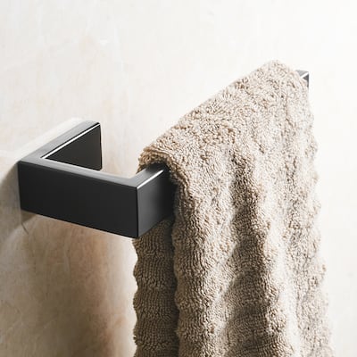 MatteBlack Toilet Paper Holder Wall Mount Bathroom Toilet Paper Holder