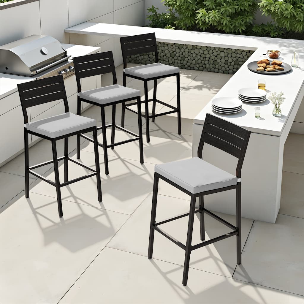 Pellebant Outdoor Indoor Barstools with Cushion