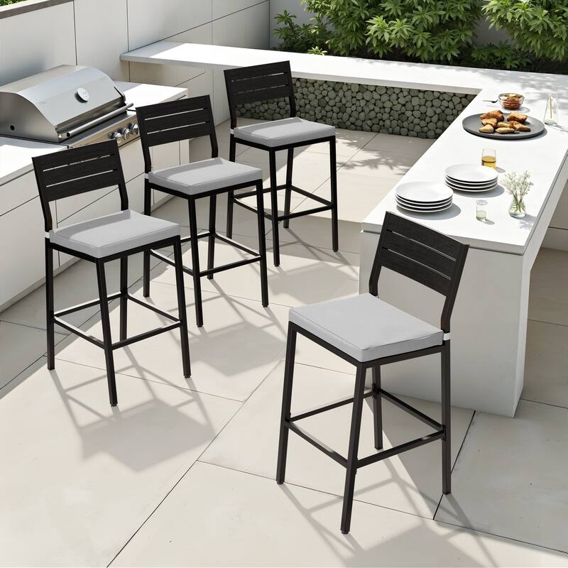 Pellebant Outdoor Indoor Barstools with Cushion