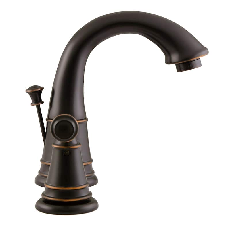 Design House Double Handle Widespread Bathroom Faucet with Metal Lever