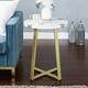 Middlebrook Barnett Round Metal Wrap Side Table