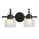 preview thumbnail 73 of 113, Shirley Metal/Glass LED Vanity Light, by JONATHAN Y