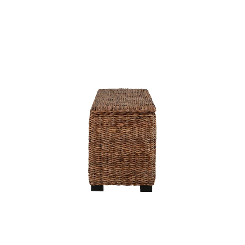 Caswell Woven Banana Leaf Storage Trunk