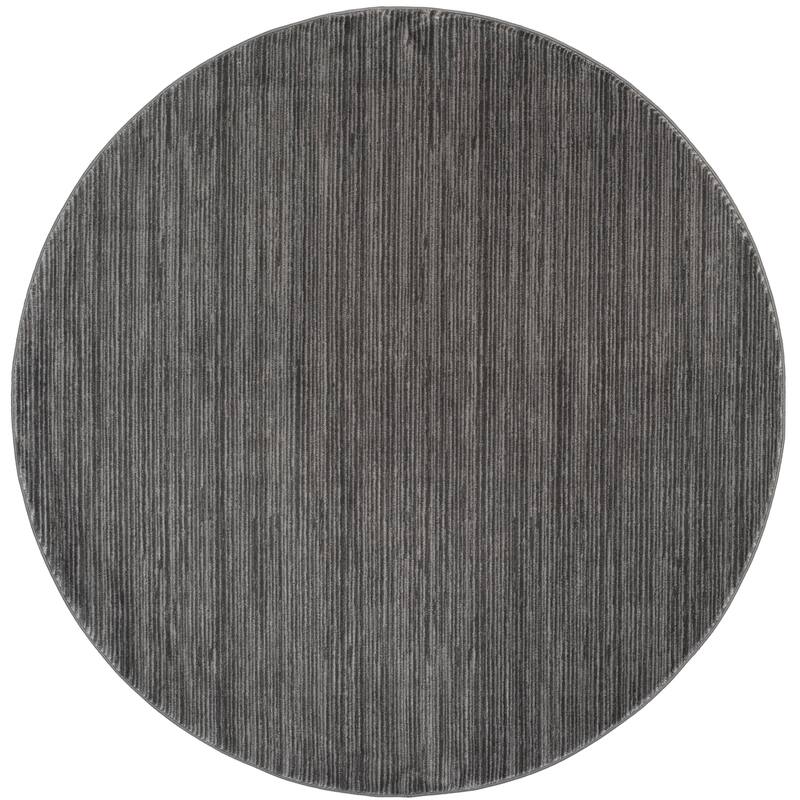 SAFAVIEH Vision Tanasa Modern Ombre Tonal Rug - 5' Round - Grey