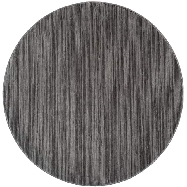 SAFAVIEH Vision Tanasa Modern Ombre Tonal Rug - 4'x 4'Round - Grey