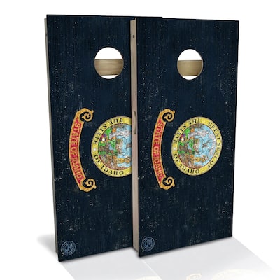 Idaho Flag Outdoor Cornhole Board Set