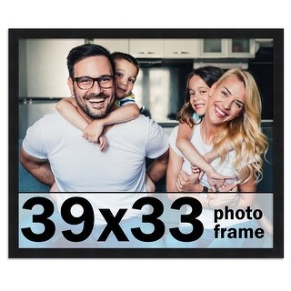 39x33 Frame Black Picture Frame - Complete Modern Photo Frame Includes ...