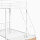 preview thumbnail 21 of 19, Full Over Twin and Twin Metal Triple Bunk Bed with Drawers and Guardrails