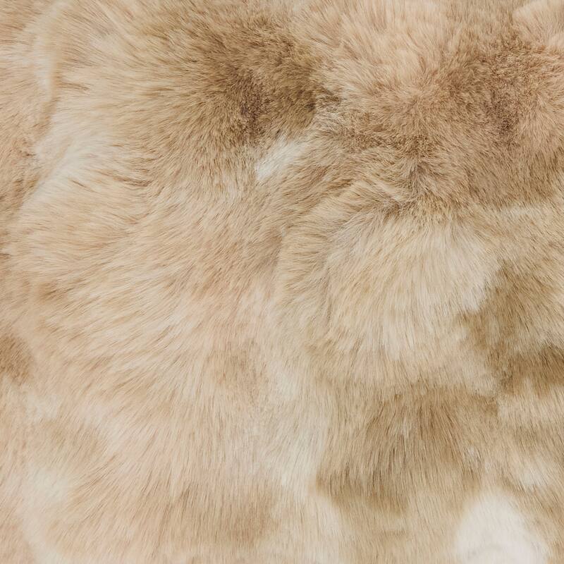 Plush Faux Fur Throw Pillow - Ultra-Soft Textured Accent for Sofa, Bed & Cozy Layered Styling