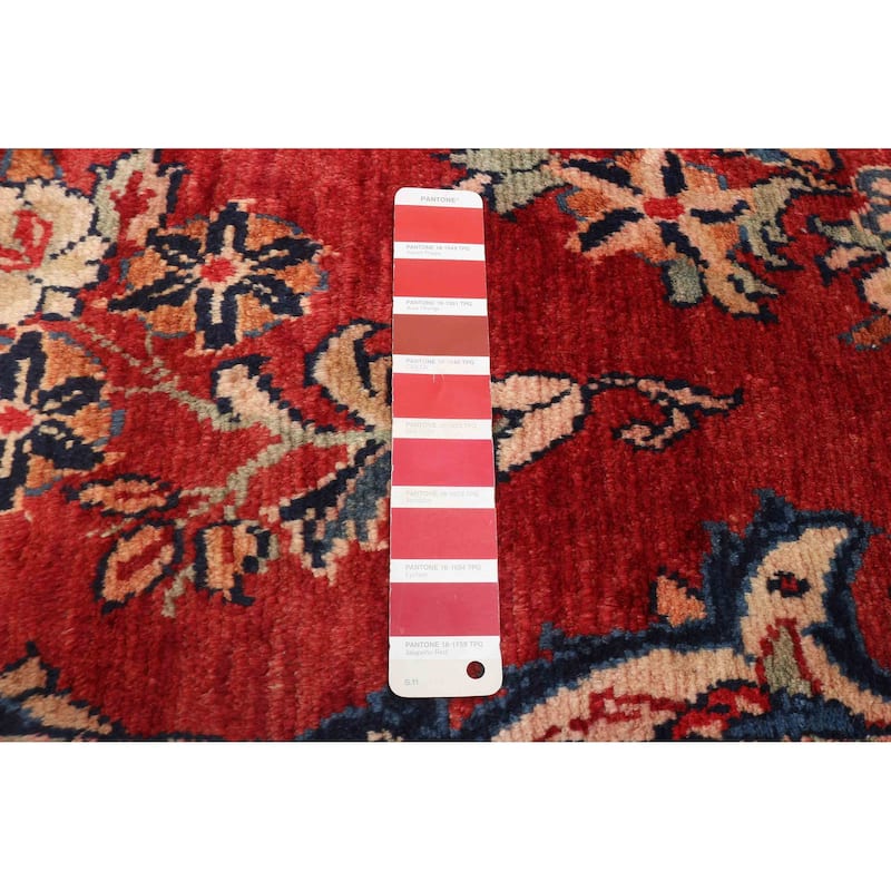 ECARPETGALLERY Hand-knotted Anadol Red Wool Rug - 3'1 x 11'1