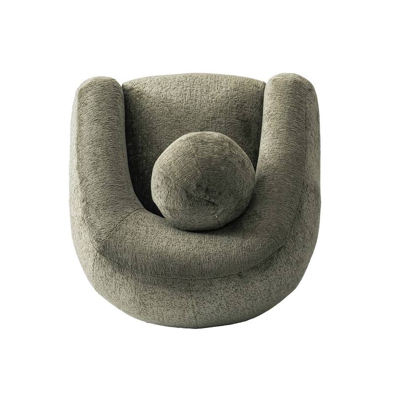 Manhattan Comfort Modern Tribeca Chenille Accent Chair