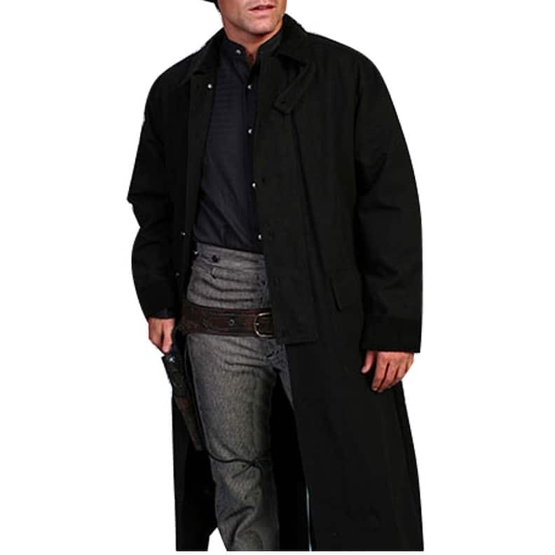Scully Western Jacket Men Old West Canvas Duster Rangewear F0_RW107