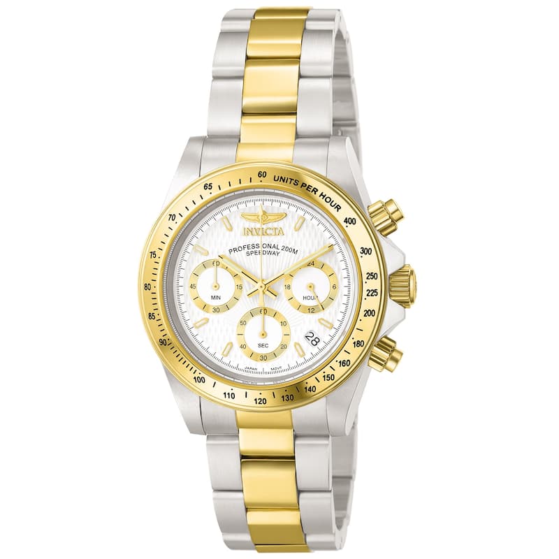 Invicta Men's 9212 Speedway Quartz Chronograph White Dial Watch