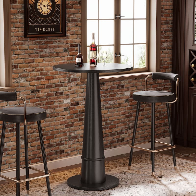 Round Bar Table - Black