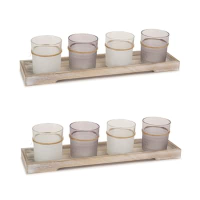 Candle Garden w/ Tray (Set of)