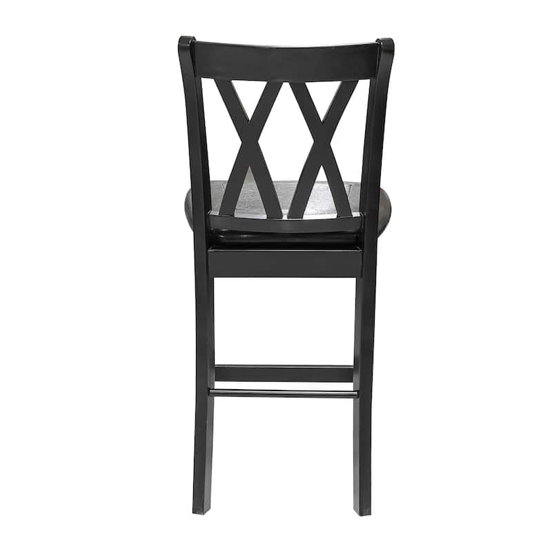 Paseo Wood 5-Piece Counter Height Dining Set