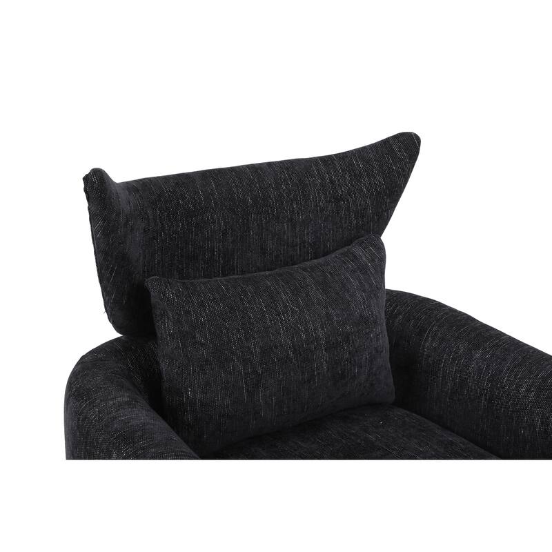 Classic Mid-Century 360-degree Swivel Accent Chair