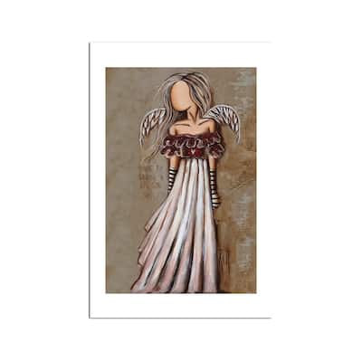 Courage Fine Art Paper Print by Ruth's Angels - Multi