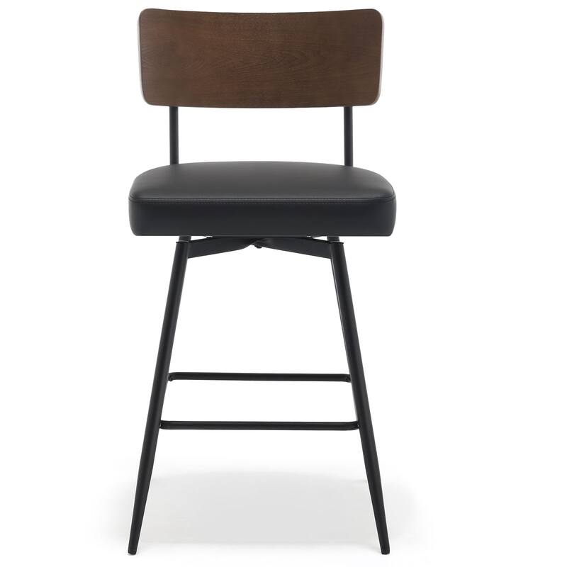 26"/ 29" Faux Leather Swivel Counter/ Bar Stools Set of 2/3
