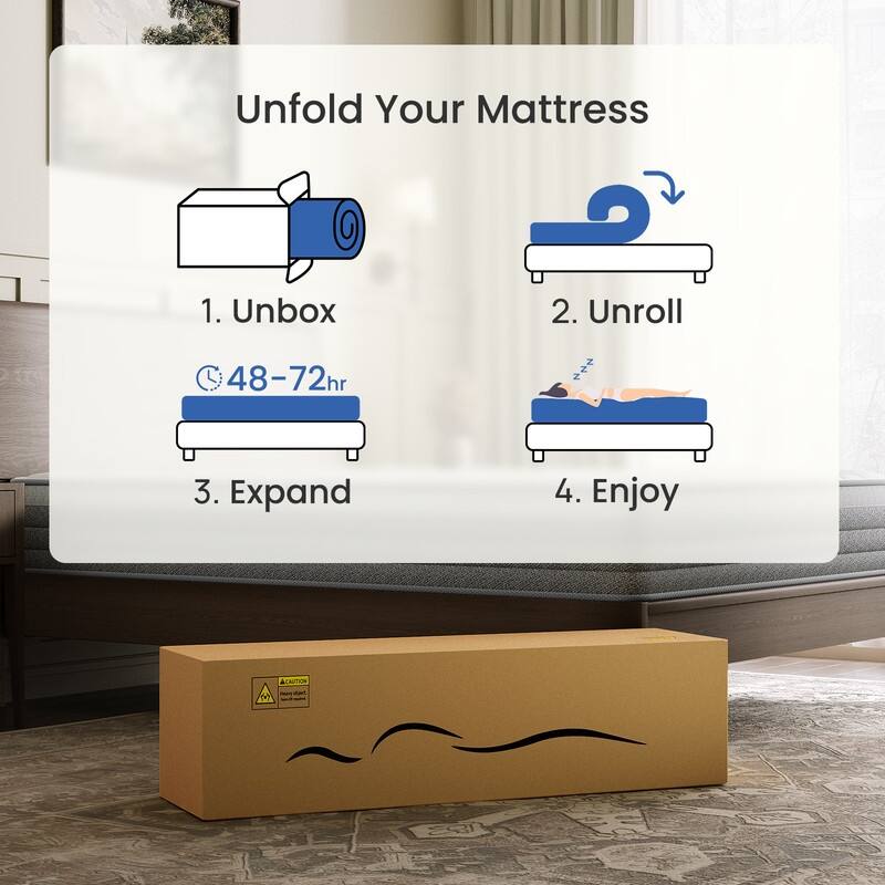 SweDrea Classic Comfort 12-inch Hybrid Mattress