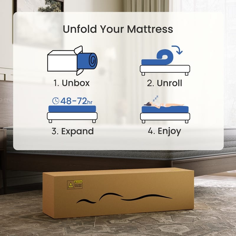 SweDrea Classic Comfort 8-inch Hybrid Mattress