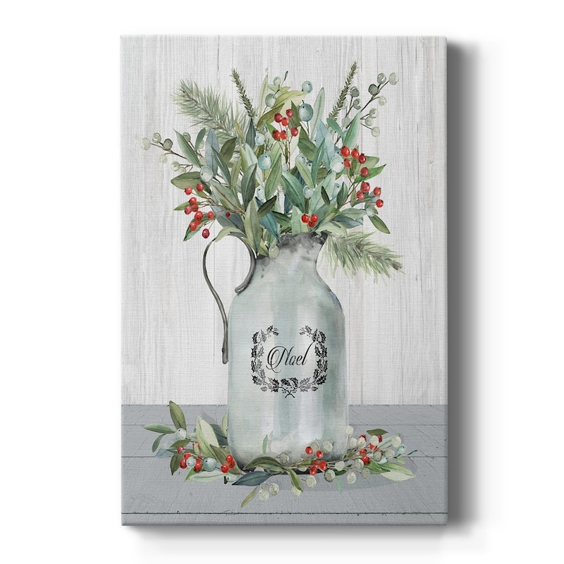 Farmhouse Christmas Noel Premium Gallery Wrapped Canvas - Ready to Hang - 18X27