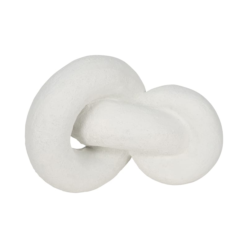 Sagebrook Home 9" Resin Knot Decor, Solid Color