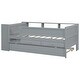preview thumbnail 14 of 25, Wood Twin Size L-Shaped Loft Bed with Ladder and 2 Built-in L-Shaped Desks